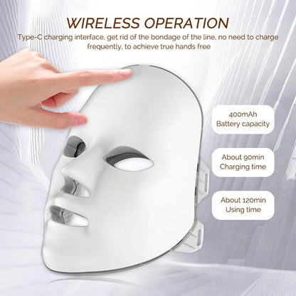 Beautyvelle 7-in-1 LED Face Mask