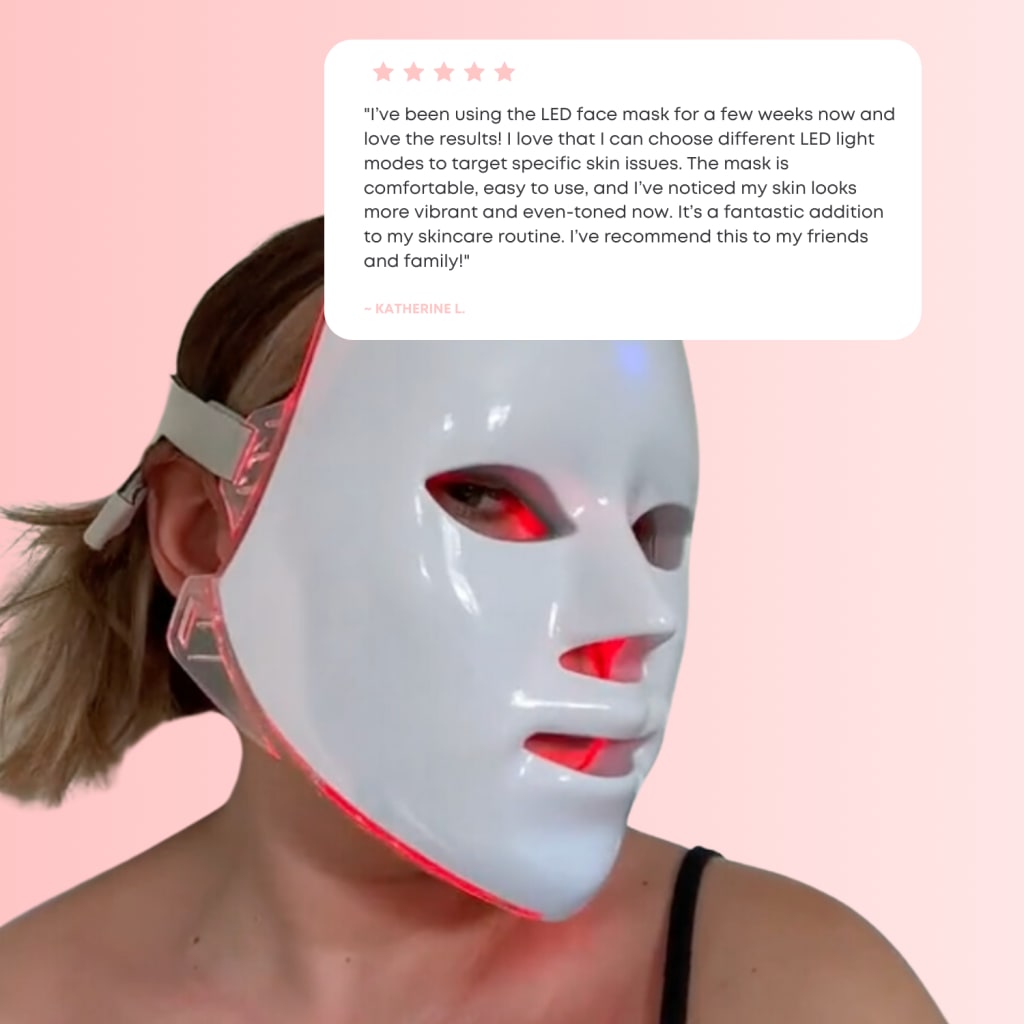 Beautyvelle 7-in-1 LED Face Mask